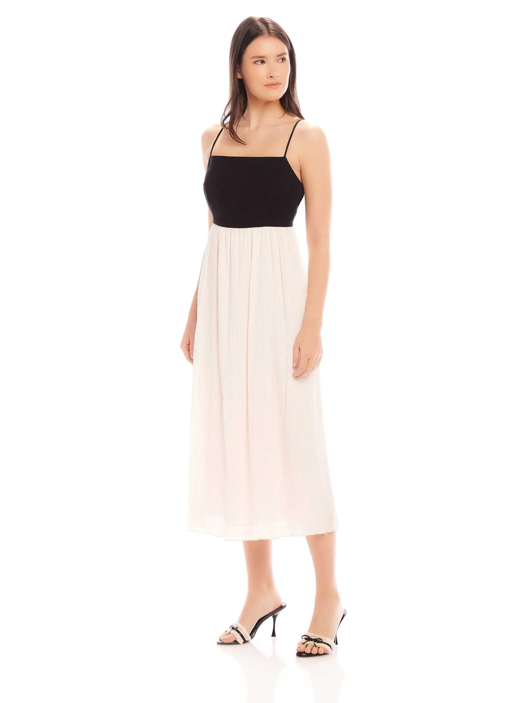 Classic Comfort Anetta Contrast Midi Dress