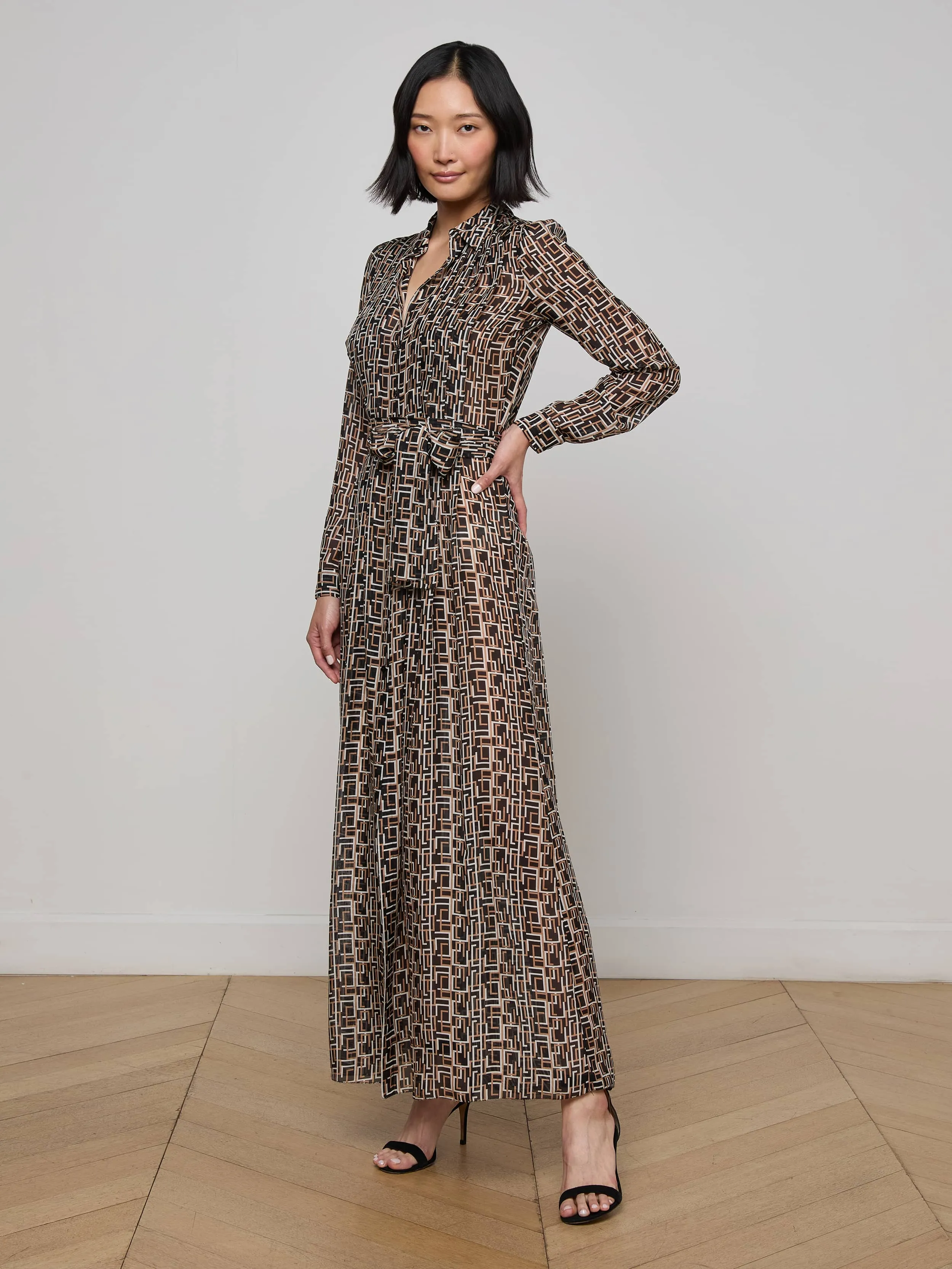 Klaudia Silk Shirt Dress Smart Vibe