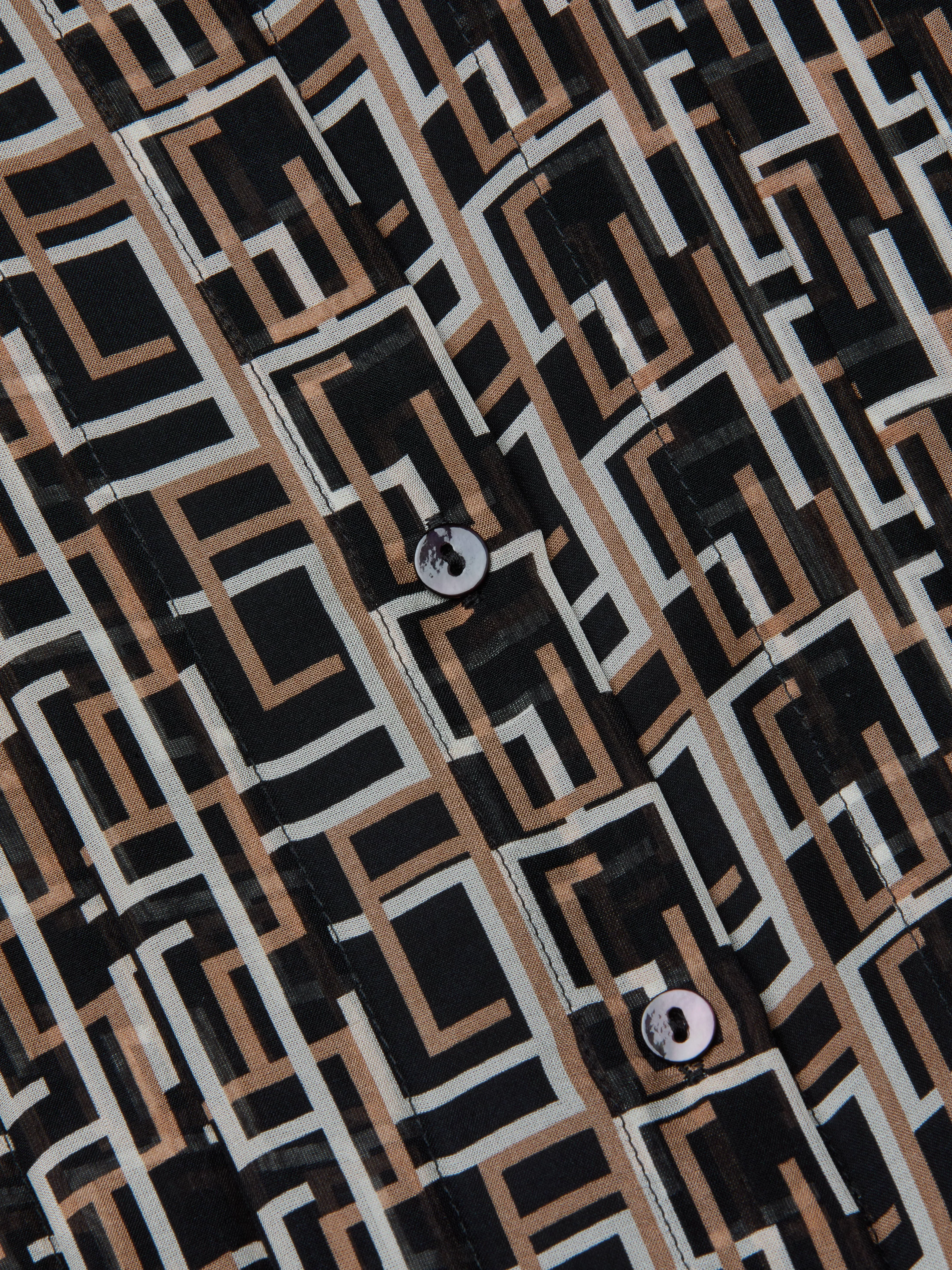 Saturated Hue Perfect Length Klaudia Silk Shirt Dress