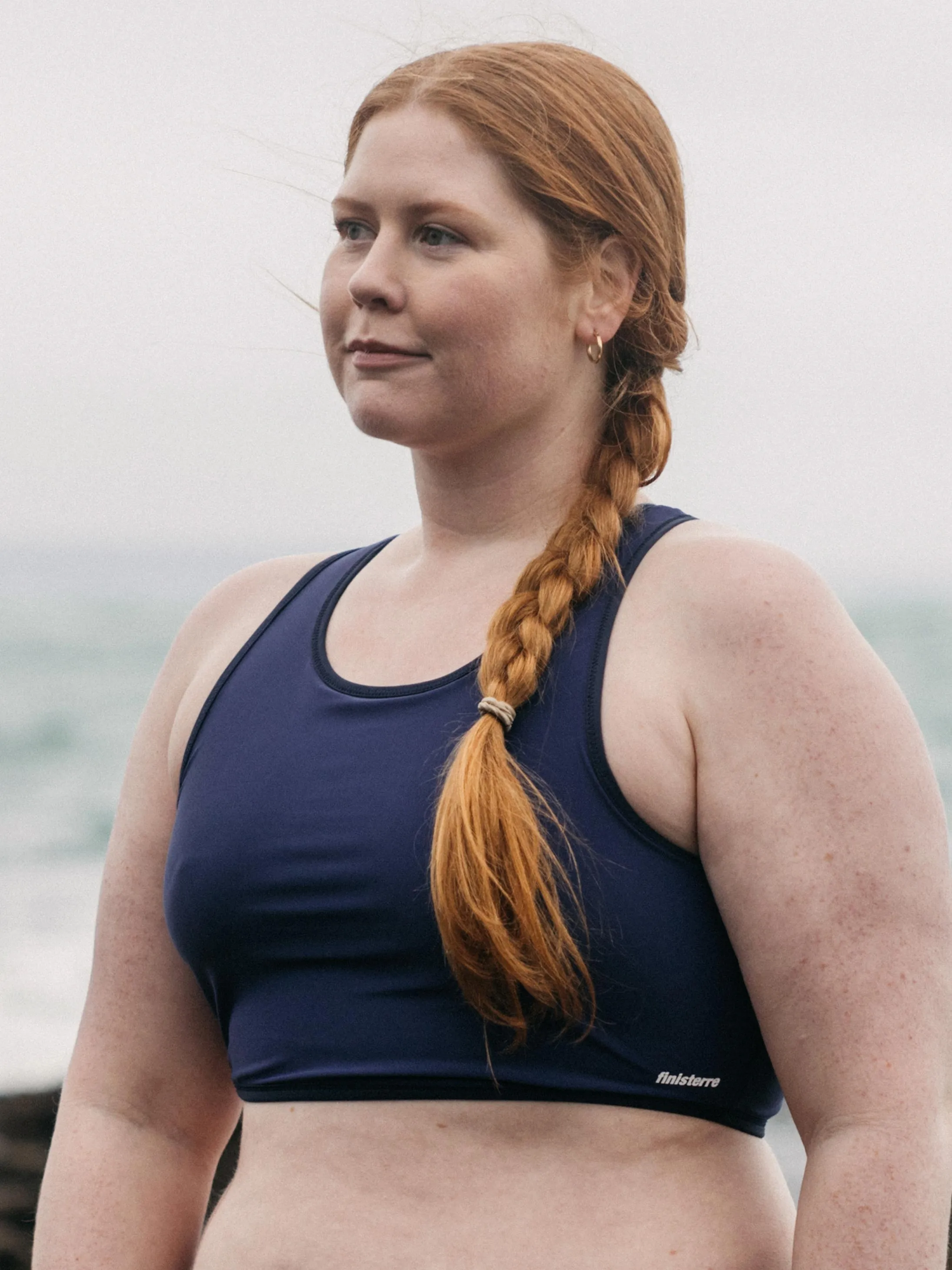 Women's Ailla Reversible Racer Bikini Top UPF Rated Fabric Side-Tie