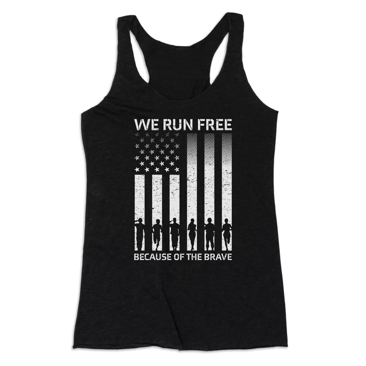 Reinforced Shoulders Anti Pill Fabric Women's Everyday Tank Top - Because of the Brave