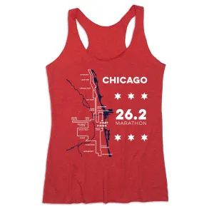 Women's Everyday Tank Top - Chicago Route Abrasion Resistant Fabric offensive role
