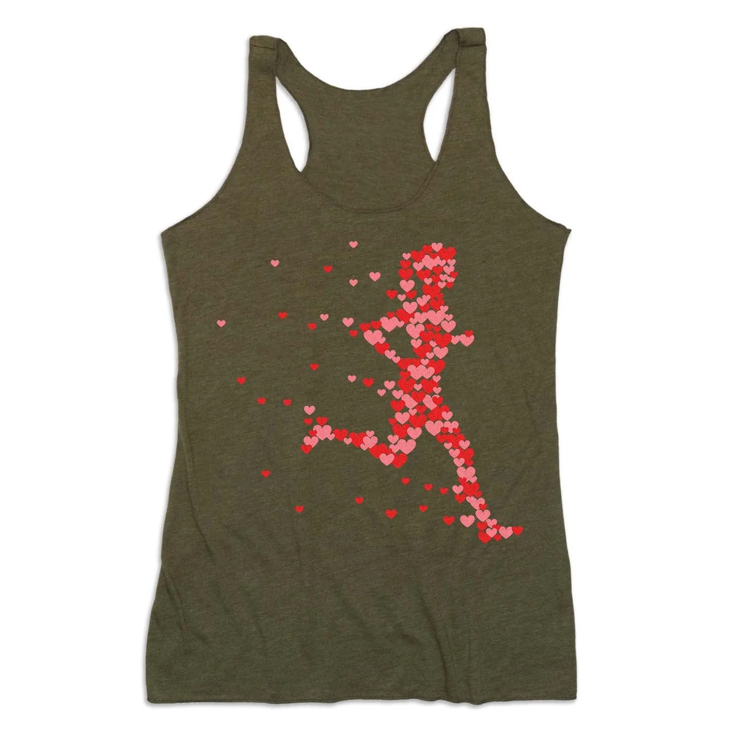 Women's Everyday Tank Top - Heartfelt Runner Girl Street Smooth