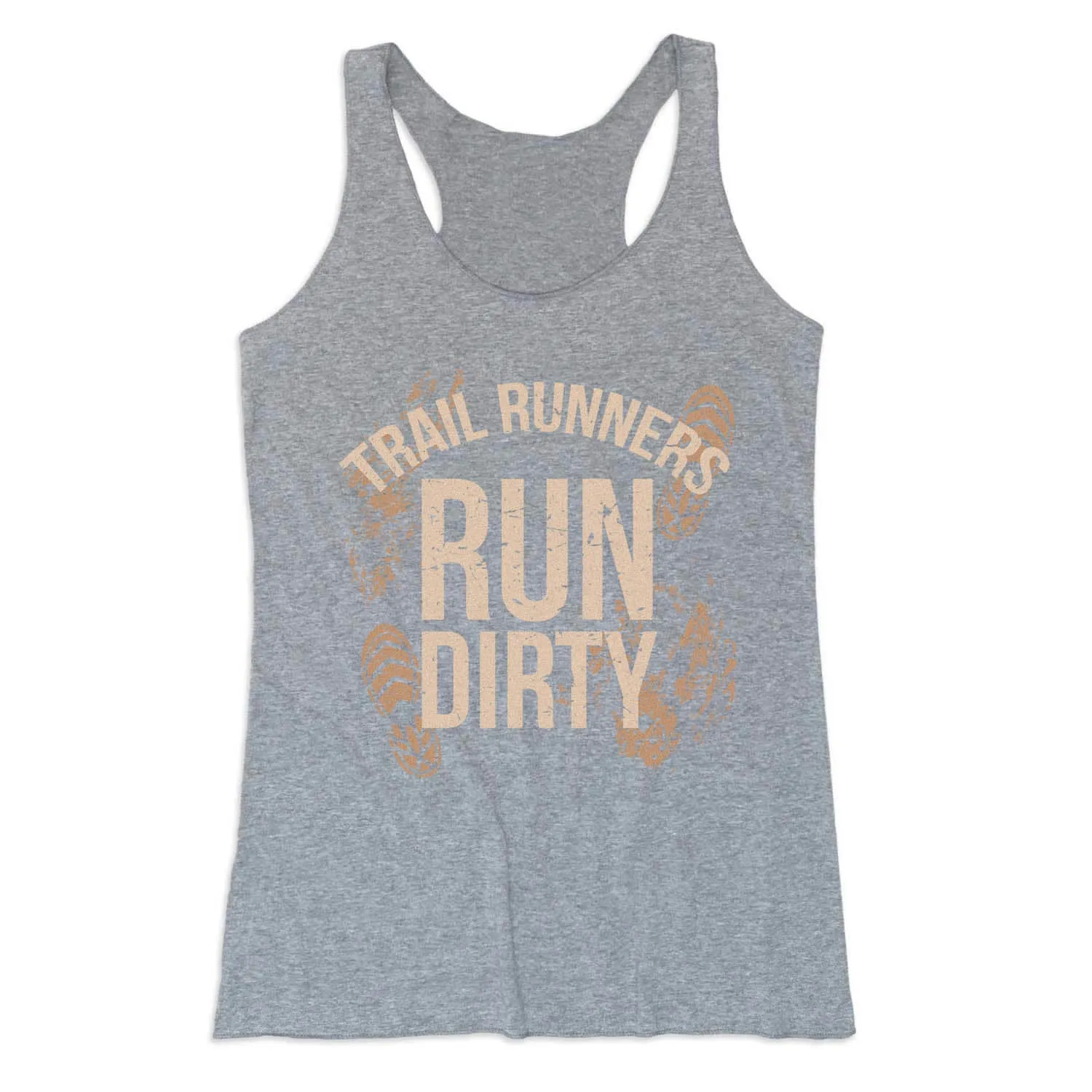 Stretchable Material Women's Everyday Tank Top - Run Dirty