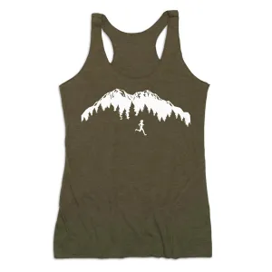 open field Women's Everyday Tank Top - Trail Runner in the Mountains
