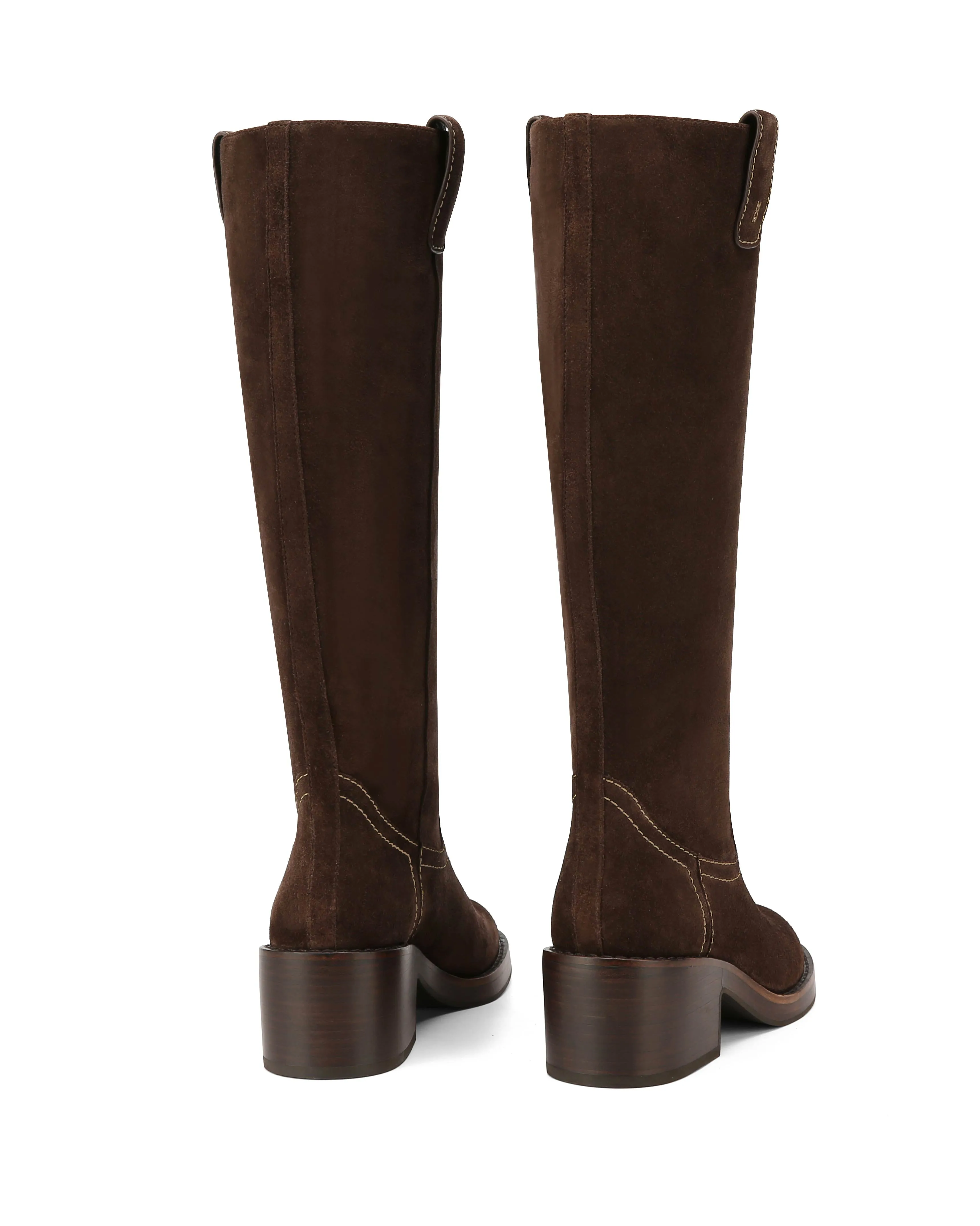 Claudia Brown Suede Mud Defense Fire Side