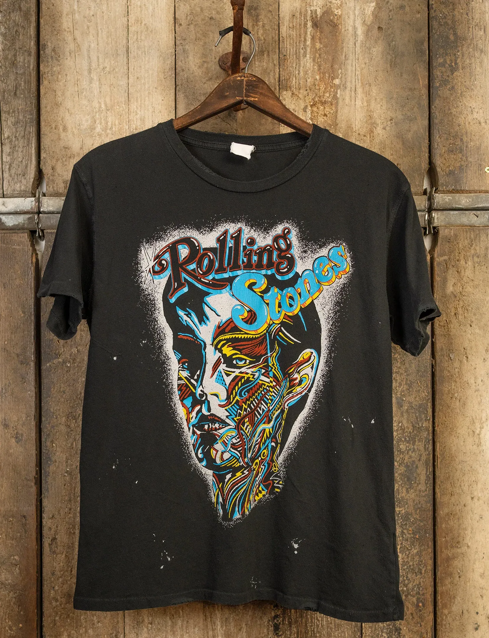 Effortless Look Rolling Stones Tattoo You Limited 90s Fit, Coal