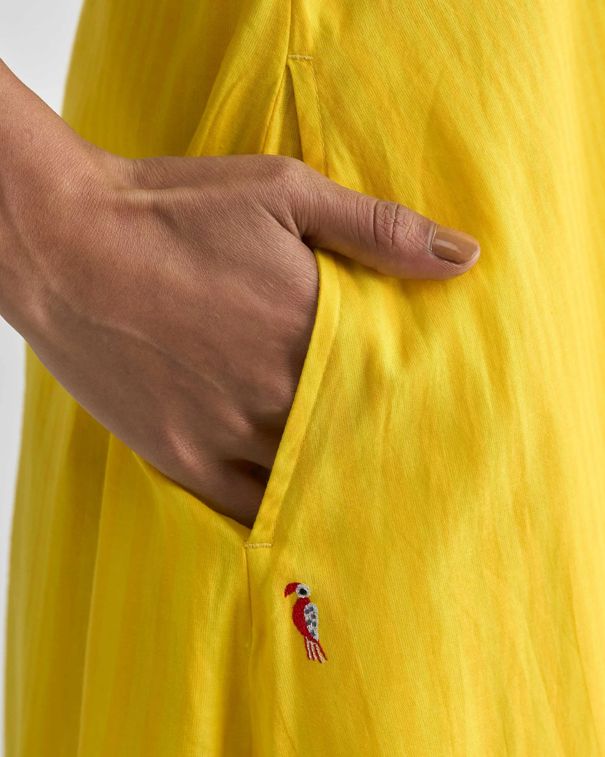 Zanzibar Dress - Yellow Bold Touches