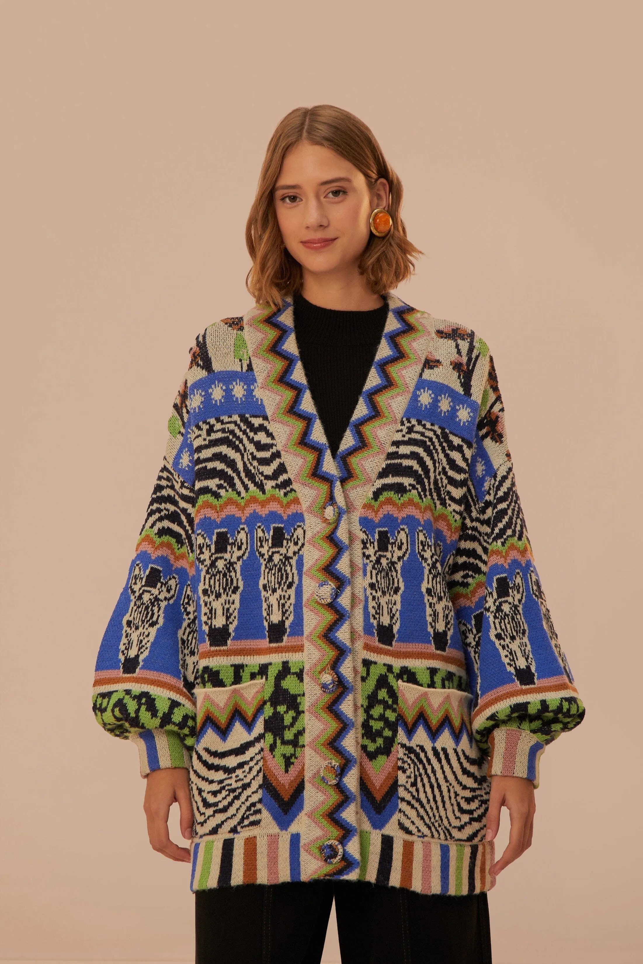 Zebra Ainika Cardigan Outdoor Leisure NonRestrictive Cut