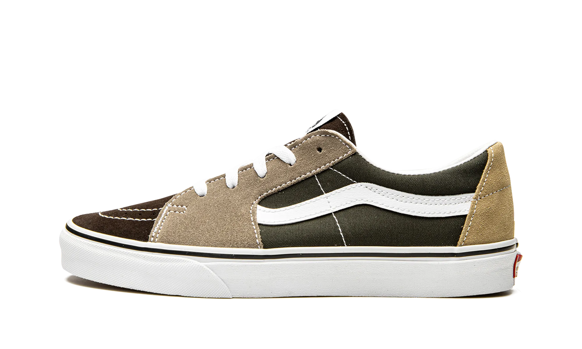 Clean Finish Sk8-Low "Color Block - Demitasse"