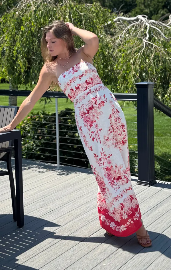 Zinnia Strapless Dress Daily Chic