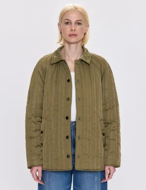 Contoured Silhouette Sawyer Jacket, Olive